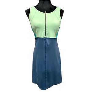 Title Nine Dress Blue Aqua Sleeveless Diamalete size S